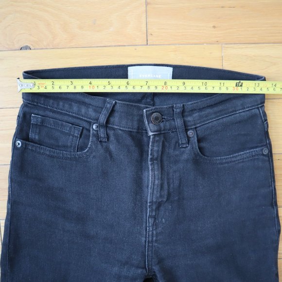 Everlane High Rise Skinny Ankle Black Jeans, Size 26 - Picture 12 of 13